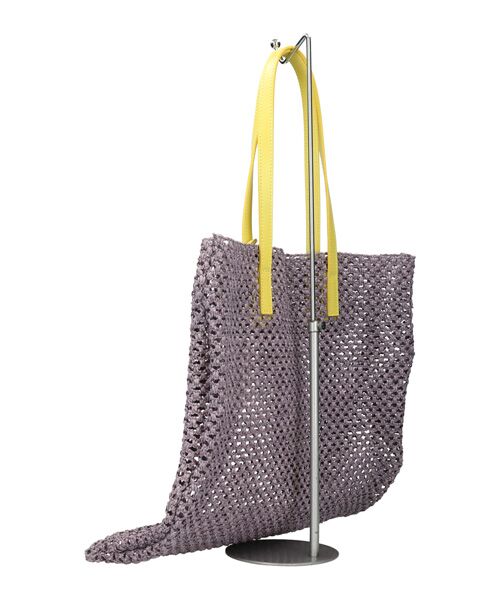 INTER-CHAUSSURES / インター ショシュール ハンドバッグ | 【MARCO MASI】レザーハンドルラフィアビッグトート | 詳細24