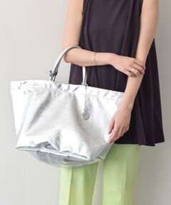 INTER-CHAUSSURES / インター ショシュール ハンドバッグ | 【MARCO MASI】メタリックレザートートバッグ