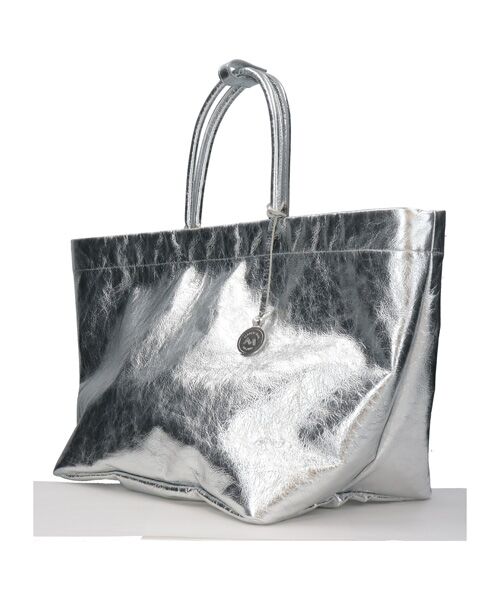 INTER-CHAUSSURES / インター ショシュール ハンドバッグ | 【MARCO MASI】メタリックレザートートバッグ | 詳細3