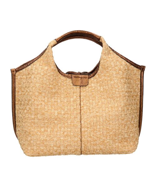 INTER-CHAUSSURES / インター ショシュール かごバック | 【ROBERTA GANDOLFI】異素材コンビハンドバッグ | 詳細4