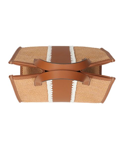 INTER-CHAUSSURES / インター ショシュール かごバック | 【ROBERTO PANCANI】異素材コンビハンドバッグ | 詳細7