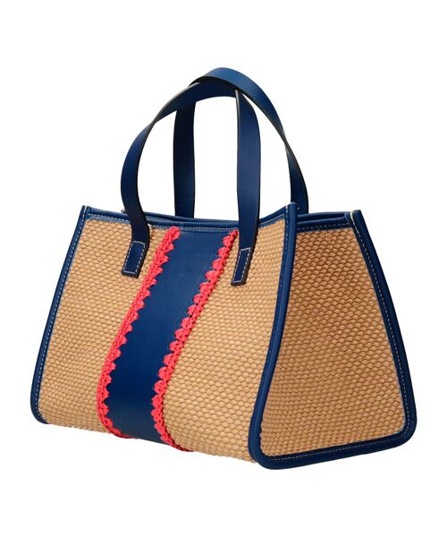 INTER-CHAUSSURES / インター ショシュール かごバック | 【ROBERTO PANCANI】異素材コンビハンドバッグ | 詳細11