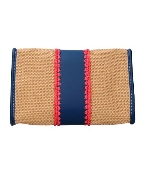 INTER-CHAUSSURES / インター ショシュール かごバック | 【ROBERTO PANCANI】異素材コンビハンドバッグ | 詳細15