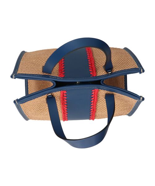 INTER-CHAUSSURES / インター ショシュール かごバック | 【ROBERTO PANCANI】異素材コンビハンドバッグ | 詳細16