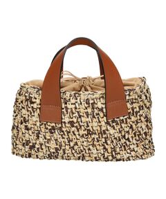 INTER-CHAUSSURES / インター ショシュール ハンドバッグ | 【ROBERTO PANCANI】レザーハンドル巾着ハンドバッグ