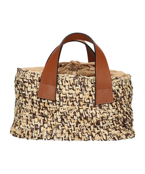 INTER-CHAUSSURES / インター ショシュール ハンドバッグ | 【ROBERTO PANCANI】レザーハンドル巾着ハンドバッグ | 詳細4