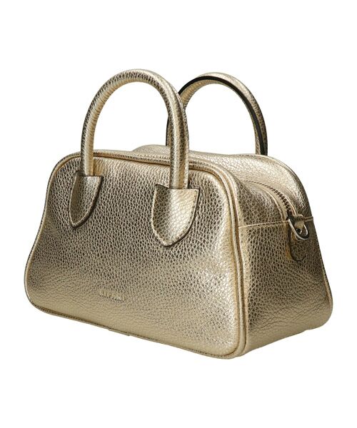 INTER-CHAUSSURES / インター ショシュール ハンドバッグ | 【RIPANI】メタリックレザーミニボストンバッグ | 詳細2