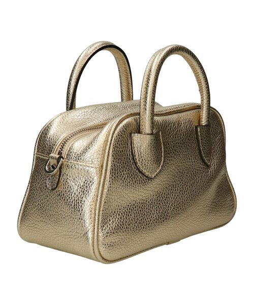 INTER-CHAUSSURES / インター ショシュール ハンドバッグ | 【RIPANI】メタリックレザーミニボストンバッグ | 詳細4