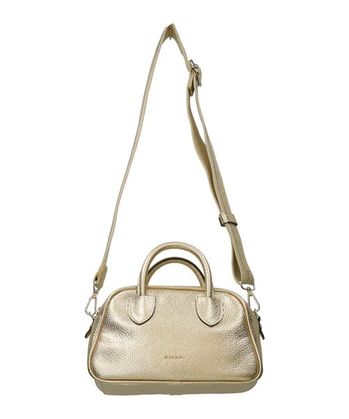 INTER-CHAUSSURES / インター ショシュール ハンドバッグ | 【RIPANI】メタリックレザーミニボストンバッグ | 詳細10