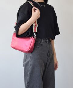 INTER-CHAUSSURES / インター ショシュール ハンドバッグ | 【RIPANI】メタリックレザーショルダーバッグ