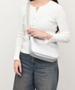 INTER-CHAUSSURES / インター ショシュール ハンドバッグ | 【RIPANI】メタリックレザーショルダーバッグ
