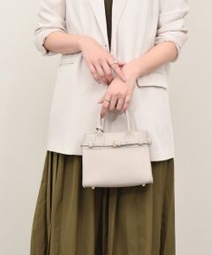 INTER-CHAUSSURES / インター ショシュール ハンドバッグ | 【CHRISTIAN VILLA】スモールサイズレザーハンドバッグ