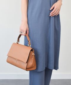 INTER-CHAUSSURES / インター ショシュール ハンドバッグ | 【LORISTELLA】シュリンクレザーフラップハンドバッグ