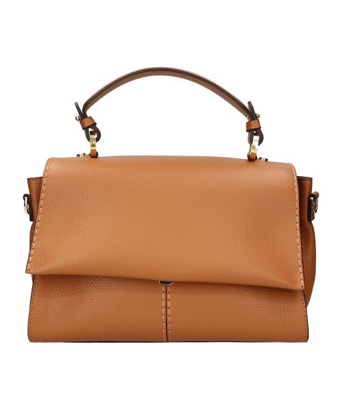 INTER-CHAUSSURES / インター ショシュール ハンドバッグ | 【LORISTELLA】シュリンクレザーフラップハンドバッグ | 詳細1