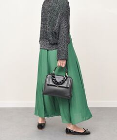 INTER-CHAUSSURES / インター ショシュール ハンドバッグ | 【LORISTELLA】アクリルチェーンハンドバッグ