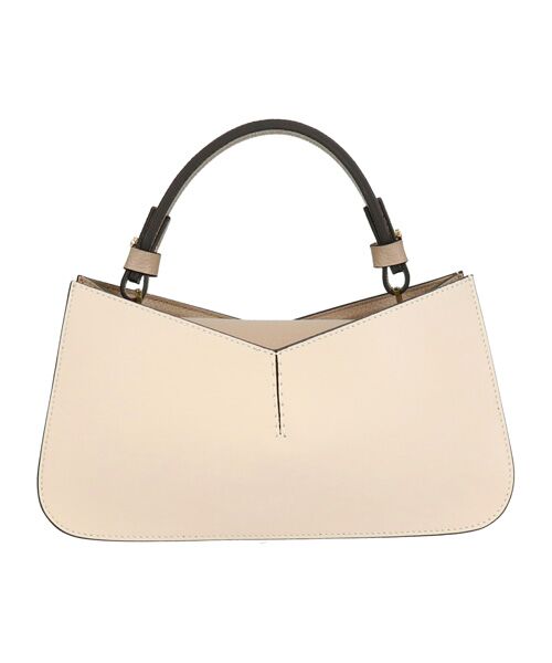 INTER-CHAUSSURES / インター ショシュール ハンドバッグ | 【LORISTELLA】Vカットレザーコンビハンドバッグ | 詳細1