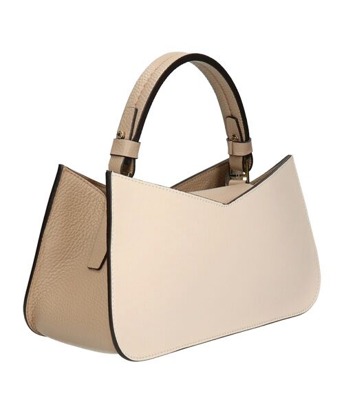 INTER-CHAUSSURES / インター ショシュール ハンドバッグ | 【LORISTELLA】Vカットレザーコンビハンドバッグ | 詳細4