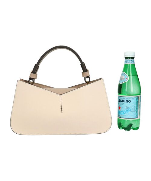 INTER-CHAUSSURES / インター ショシュール ハンドバッグ | 【LORISTELLA】Vカットレザーコンビハンドバッグ | 詳細6