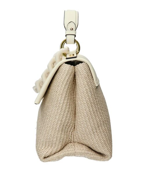 INTER-CHAUSSURES / インター ショシュール ハンドバッグ | 【LORISTELLA】アクリルチェーン異素材コンビバッグ | 詳細3