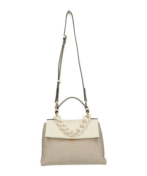 INTER-CHAUSSURES / インター ショシュール ハンドバッグ | 【LORISTELLA】アクリルチェーン異素材コンビバッグ | 詳細11