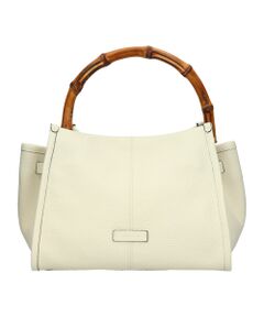 INTER-CHAUSSURES / インター ショシュール ハンドバッグ | 【LORISTELLA】バンブーハンドルレザーバッグ