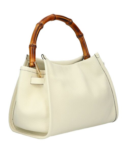 INTER-CHAUSSURES / インター ショシュール ハンドバッグ | 【LORISTELLA】バンブーハンドルレザーバッグ | 詳細3