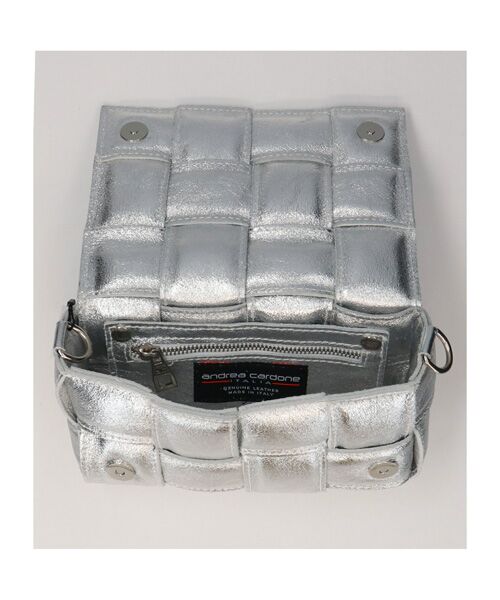 INTER-CHAUSSURES / インター ショシュール ハンドバッグ | 【ANDREA CARDONE ITALI】イントレチャートレザーショルダーバッグ | 詳細11