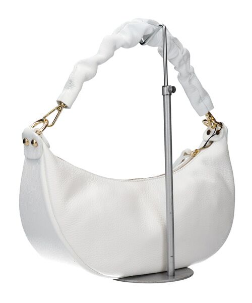 INTER-CHAUSSURES / インター ショシュール ハンドバッグ | 【ANDREA CARDONE ITALI】ギャザーレザーハンドルホーボーバッグ | 詳細3