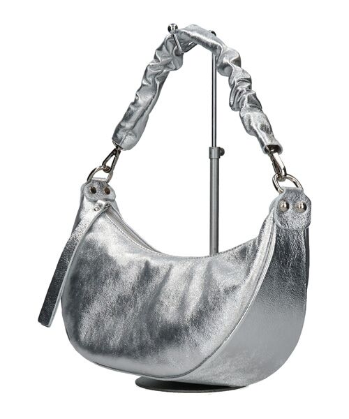 INTER-CHAUSSURES / インター ショシュール ハンドバッグ | 【ANDREA CARDONE ITALI】ギャザーレザーハンドルホーボーバッグ | 詳細9