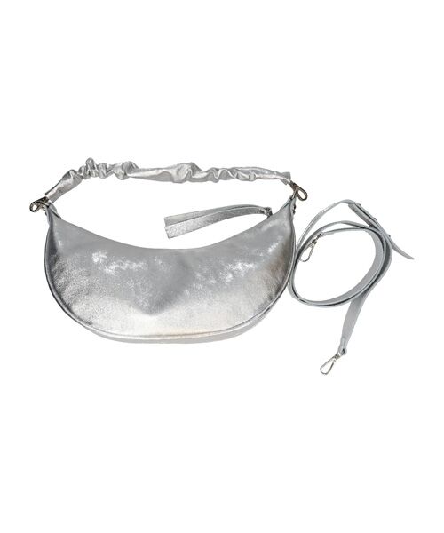 INTER-CHAUSSURES / インター ショシュール ハンドバッグ | 【ANDREA CARDONE ITALI】ギャザーレザーハンドルホーボーバッグ | 詳細15