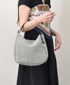 INTER-CHAUSSURES / インター ショシュール ハンドバッグ | 【MARCO MASI】レザーハンドル雑材バッグ