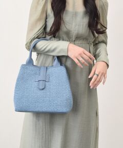 INTER-CHAUSSURES / インター ショシュール ハンドバッグ | 【ALMA TONUTTI】レザーハンドルトートバッグ