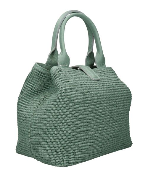 INTER-CHAUSSURES / インター ショシュール ハンドバッグ | 【ALMA TONUTTI】レザーハンドルトートバッグ | 詳細12