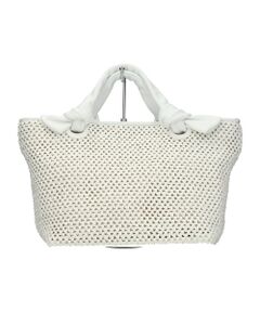 INTER-CHAUSSURES / インター ショシュール ハンドバッグ | 【ALMA TONUTTI】レザーハンドルメッシュバッグ