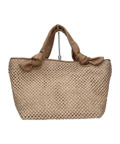 INTER-CHAUSSURES / インター ショシュール ハンドバッグ | 【ALMA TONUTTI】レザーハンドルメッシュバッグ