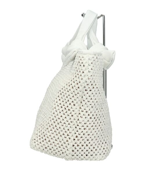 INTER-CHAUSSURES / インター ショシュール ハンドバッグ | 【ALMA TONUTTI】レザーハンドルメッシュバッグ | 詳細2