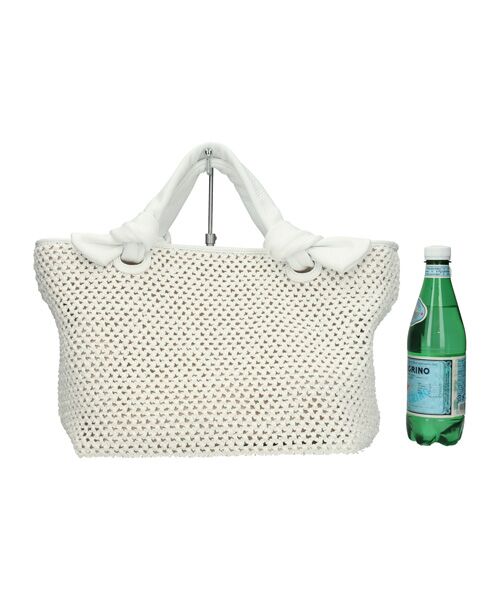 INTER-CHAUSSURES / インター ショシュール ハンドバッグ | 【ALMA TONUTTI】レザーハンドルメッシュバッグ | 詳細5