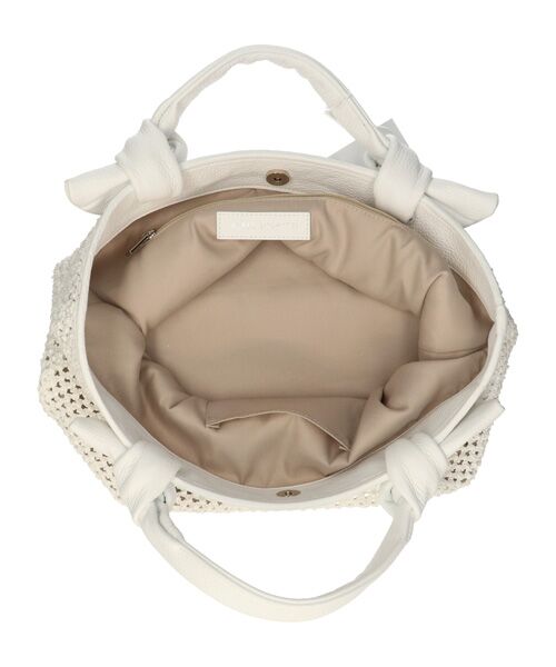 INTER-CHAUSSURES / インター ショシュール ハンドバッグ | 【ALMA TONUTTI】レザーハンドルメッシュバッグ | 詳細8