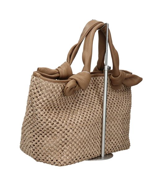 INTER-CHAUSSURES / インター ショシュール ハンドバッグ | 【ALMA TONUTTI】レザーハンドルメッシュバッグ | 詳細11