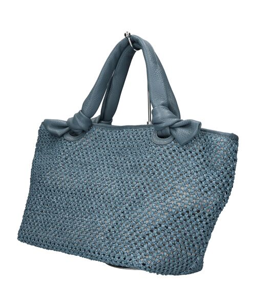 INTER-CHAUSSURES / インター ショシュール ハンドバッグ | 【ALMA TONUTTI】レザーハンドルメッシュバッグ | 詳細17