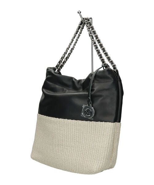 INTER-CHAUSSURES / インター ショシュール ハンドバッグ | 【MARCO MASI】異素材コンビチェーンストラップバッグ | 詳細1