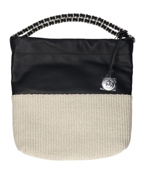 INTER-CHAUSSURES / インター ショシュール ハンドバッグ | 【MARCO MASI】異素材コンビチェーンストラップバッグ | 詳細6