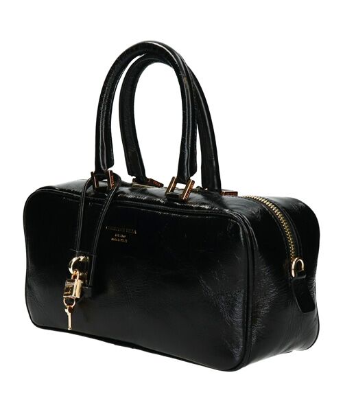 INTER-CHAUSSURES / インター ショシュール ハンドバッグ | 【CHRISTIAN VILLA】チャーム付きレザーハンドル横長バッグ | 詳細2