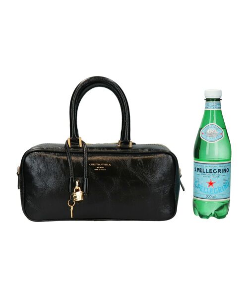 INTER-CHAUSSURES / インター ショシュール ハンドバッグ | 【CHRISTIAN VILLA】チャーム付きレザーハンドル横長バッグ | 詳細7