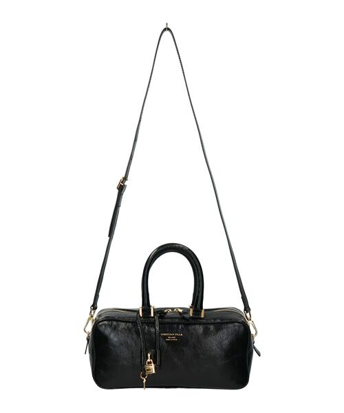 INTER-CHAUSSURES / インター ショシュール ハンドバッグ | 【CHRISTIAN VILLA】チャーム付きレザーハンドル横長バッグ | 詳細12