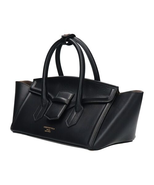 INTER-CHAUSSURES / インター ショシュール ハンドバッグ | 【CHRISTIAN VILLA】レザーワイドハンドバッグ | 詳細1