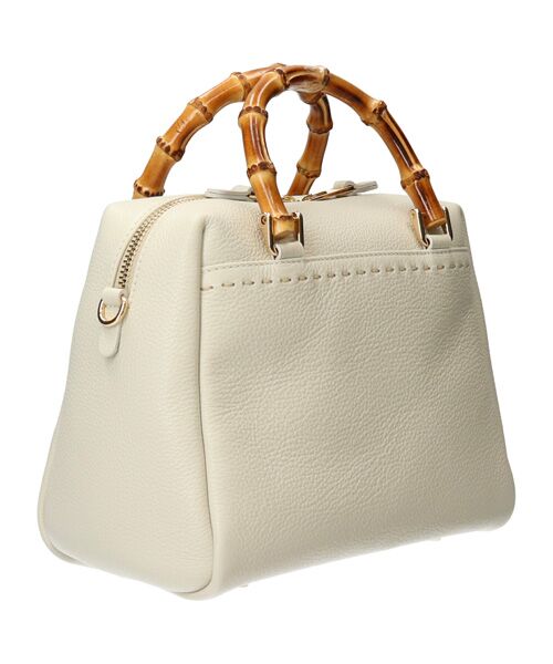 INTER-CHAUSSURES / インター ショシュール ハンドバッグ | 【CHRISTIAN VILLA】バンブーハンドルミニボストンバッグ | 詳細4