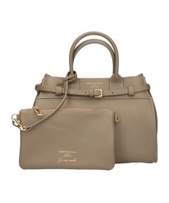 INTER-CHAUSSURES / インター ショシュール ハンドバッグ | 【CHRISTIAN VILLA】ミディアムサイズレザーハンドバッグ