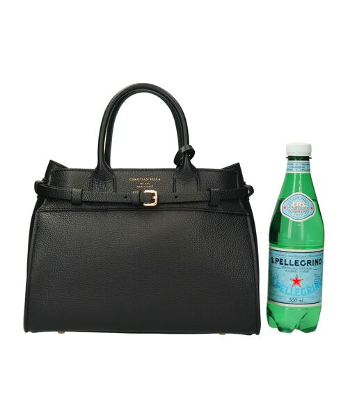 INTER-CHAUSSURES / インター ショシュール ハンドバッグ | 【CHRISTIAN VILLA】ミディアムサイズレザーハンドバッグ | 詳細5