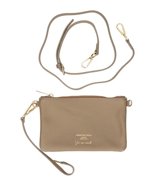 INTER-CHAUSSURES / インター ショシュール ハンドバッグ | 【CHRISTIAN VILLA】ミディアムサイズレザーハンドバッグ | 詳細30